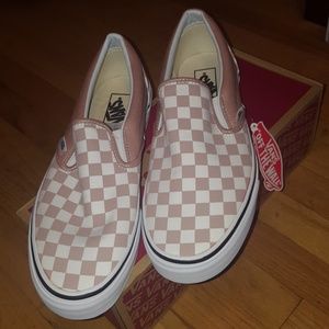 Checkerboard Slip-on Vans shoes